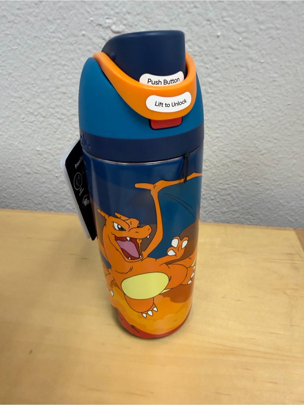 New Owala Pokemon Charizard FreeSip 16oz Water Bottle